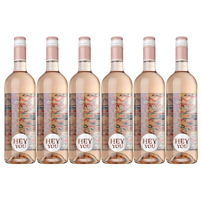 Een afbeelding van Hey you Rosé 6 flessen