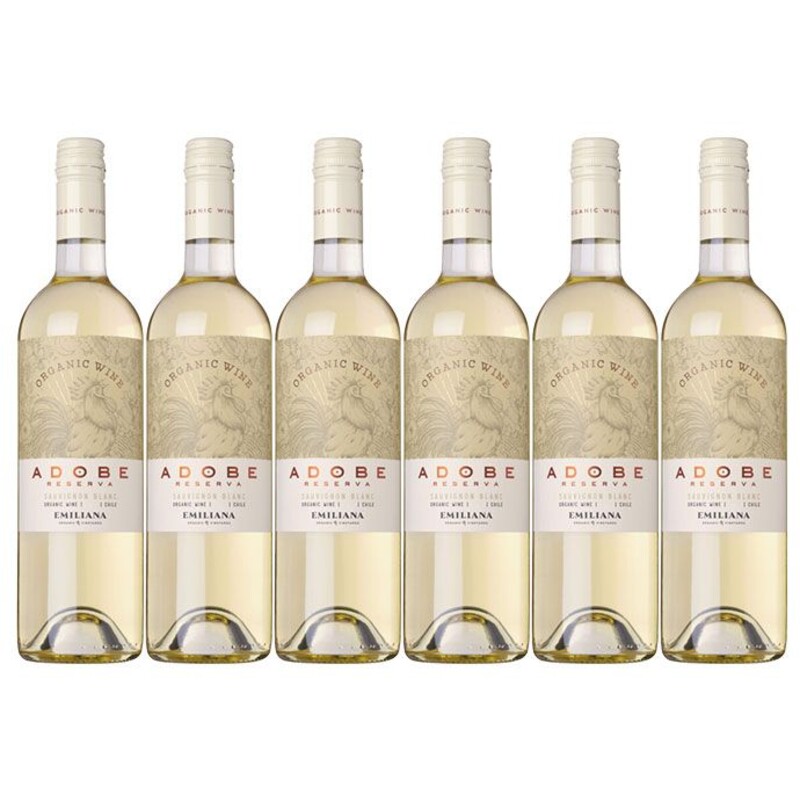 Een afbeelding van Adobe Sauvignon blanc reserva 6 flessen