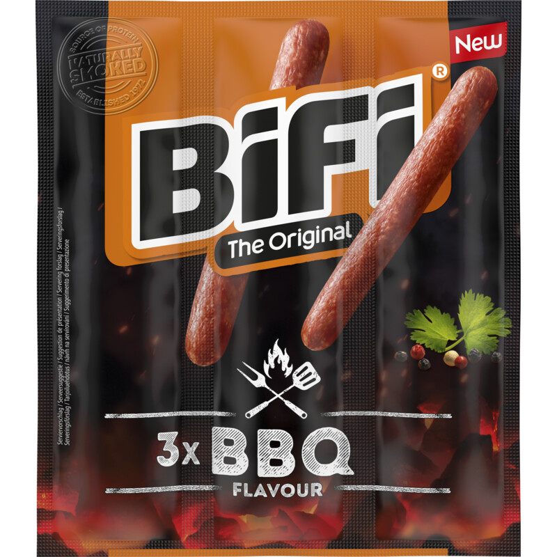 Een afbeelding van Bifi BBQ flavour 3-pack