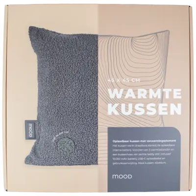 pdp-image-MOOD Warmtekussen vierkant teddy grijs