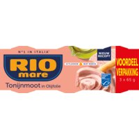 Een afbeelding van Rio Mare Tonijnmoot in olijfolie 3-pack