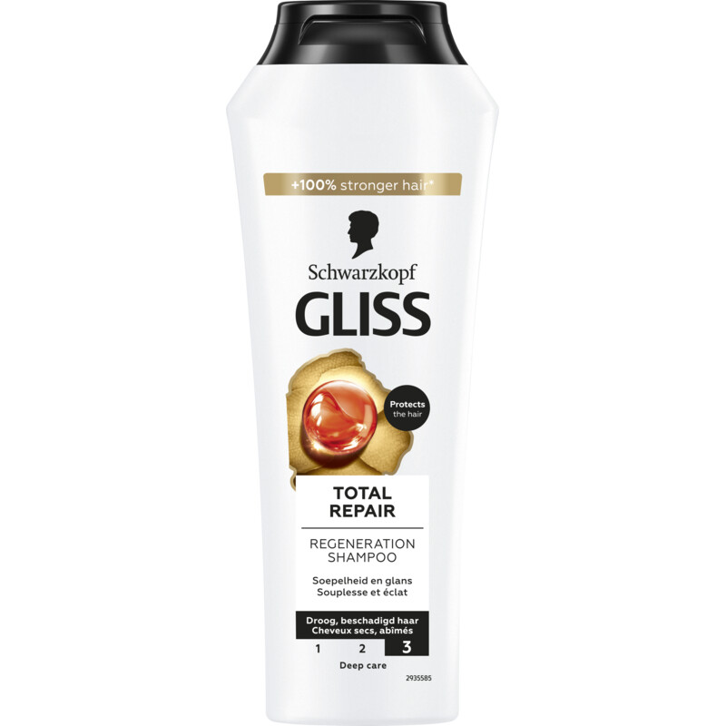 Een afbeelding van Gliss Shampoo total repair