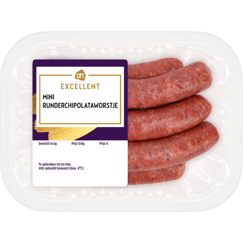 Een afbeelding van AH Excellent Mini runderchipolataworstje
