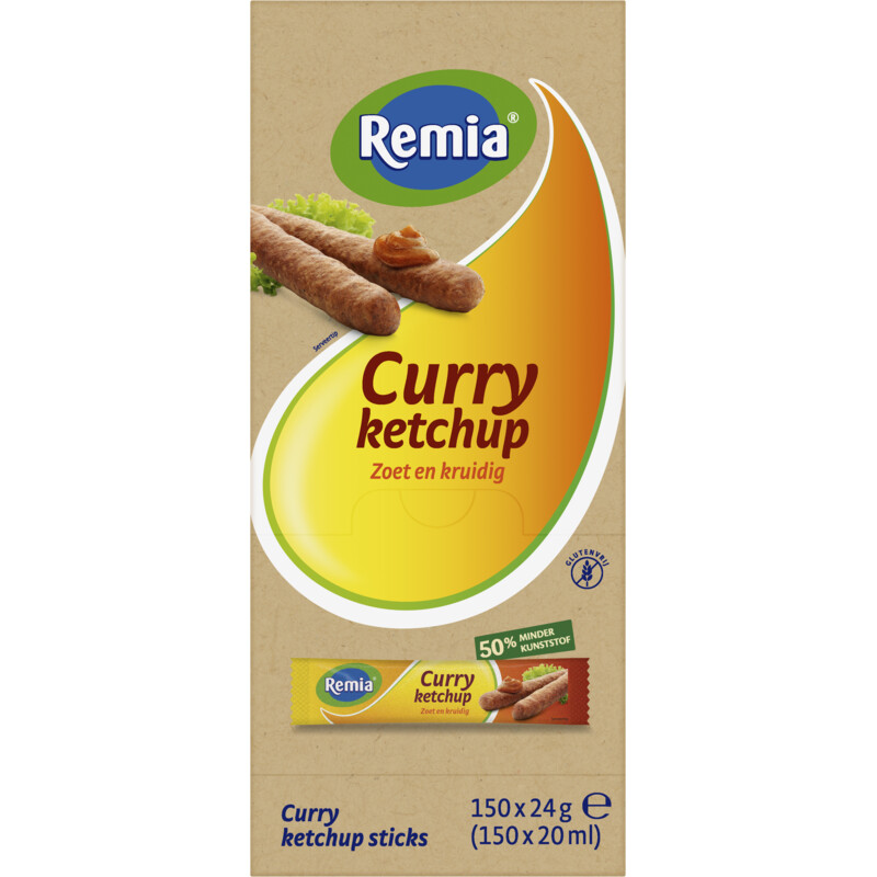 Een afbeelding van VRO Curry ketchup sticks