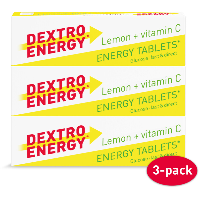 Een afbeelding van Dextro Energy citroen 3-pack