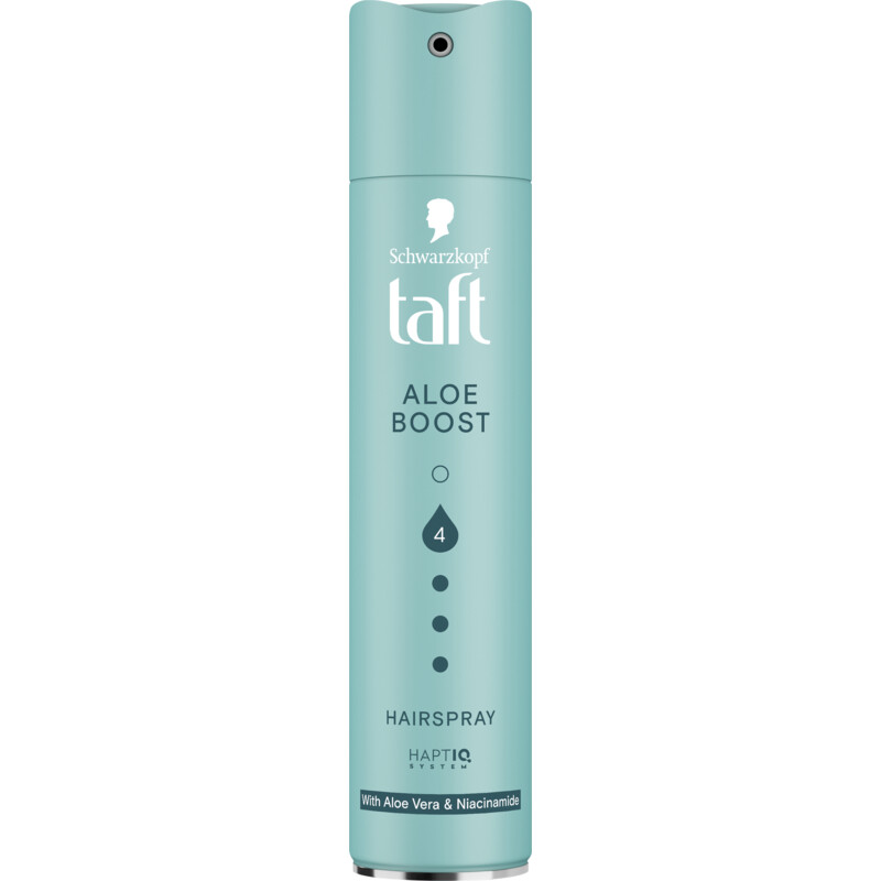 Een afbeelding van Taft Aloe boost hairspray