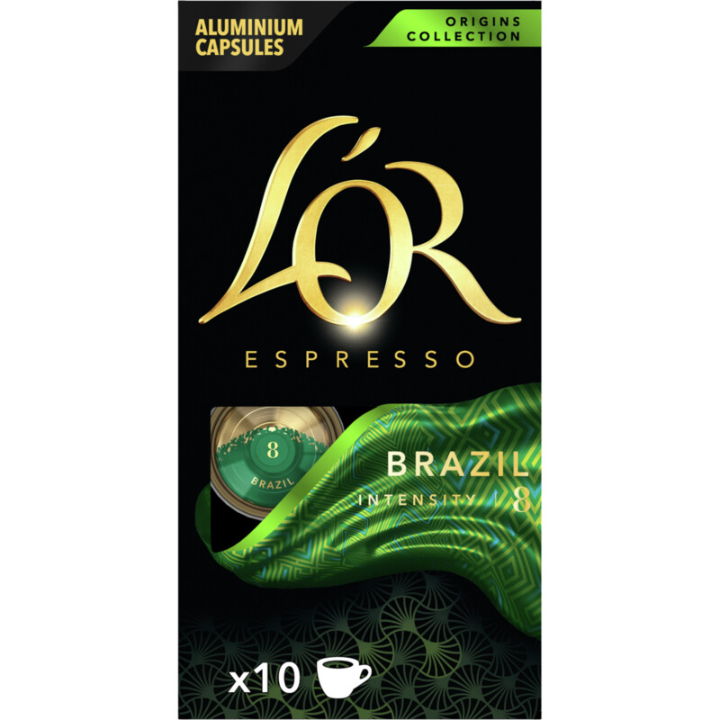 Een afbeelding van L'OR Espresso Brazil capsules