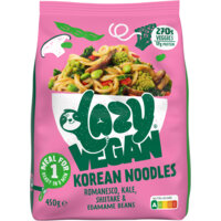 Lazy Vegan Korean noodles maaltijd