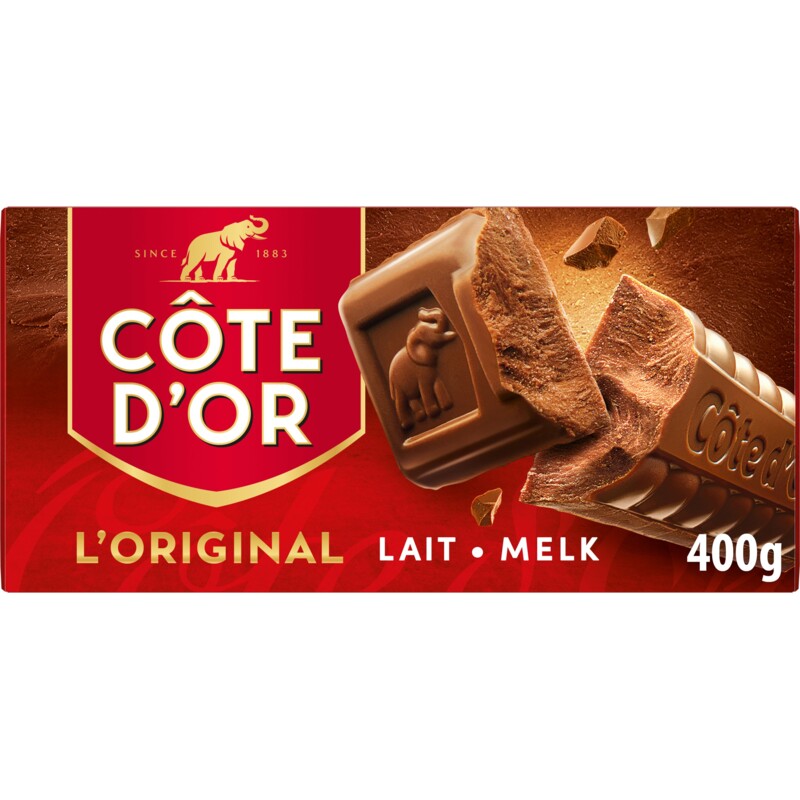 Een afbeelding van Côte d'Or Melk tablet 2 stuks BEL