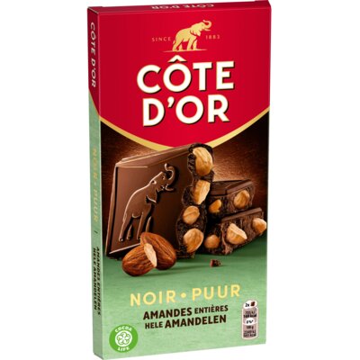 pdp-image-Côte d'Or Chocoladereep puur met hele amandelen