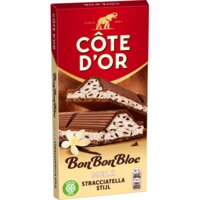 Een afbeelding van Côte d'Or BonBonBloc chocoladereep vanille cacao