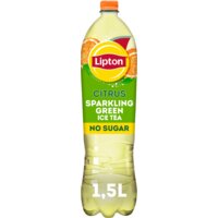 Een afbeelding van Lipton Ice tea green citrus sparkling no sugar