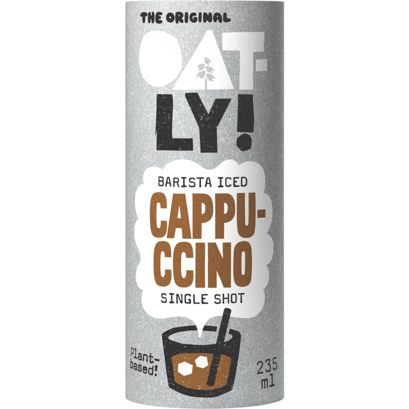 Een afbeelding van Oatly! Barista iced cappuccino single shot
