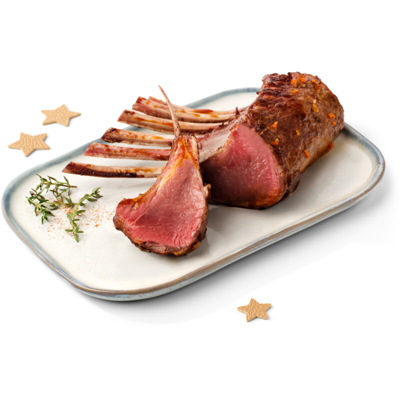 Een afbeelding van AH Excellent Lamsrack met kaneel sinaasappel