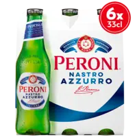 Peroni Nastro azzurro Italiaans bier 6-pack