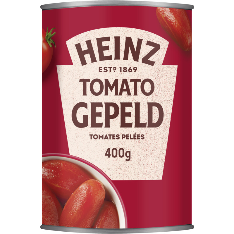 Een afbeelding van Heinz Tomaten gepeld