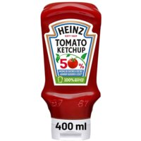 Een afbeelding van Heinz Tomato ketchup 50% minder suikers & zout