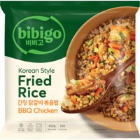 Een afbeelding van Bibigo Fried rice Korean style BBQ chicken
