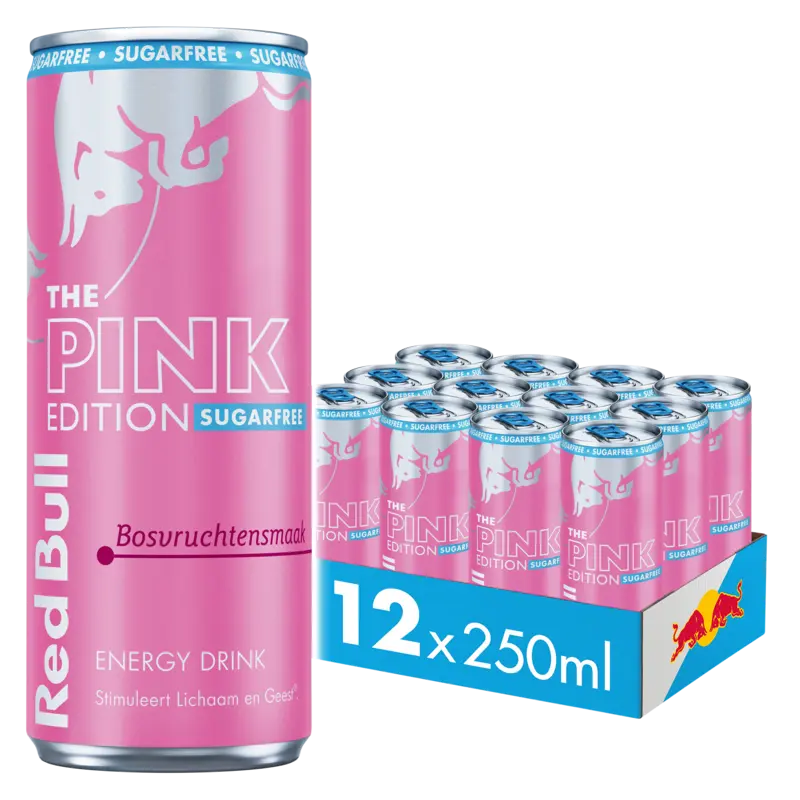Pink edition sugarfree bosvrucht 12-pack
