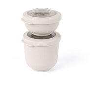 Afbeelding van Amuse Tylla bewaardozen 200ml + 500ml beige