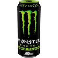 Een afbeelding van Monster Energy zero sugar bel