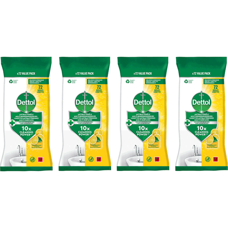 Een afbeelding van Dettol voor perfecte hygiene 4-pack