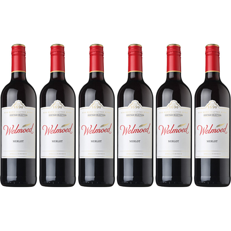 Een afbeelding van Welmoed Merlot 6 flessen