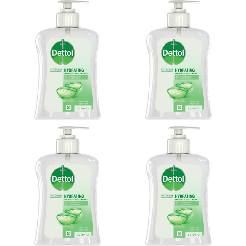 Een afbeelding van Dettol aloe vera handzeep 4-pack