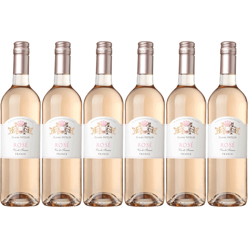 Een afbeelding van Claire Patelin Rosé 6 flessen