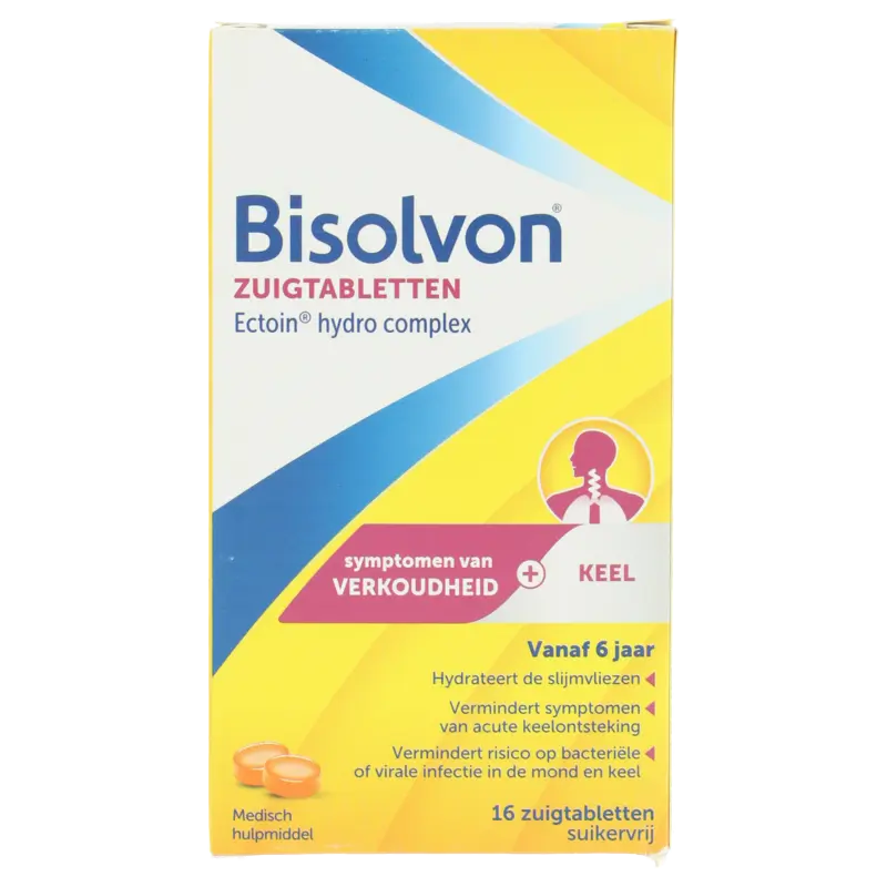 Zuigtabletten verkoudheid + keel