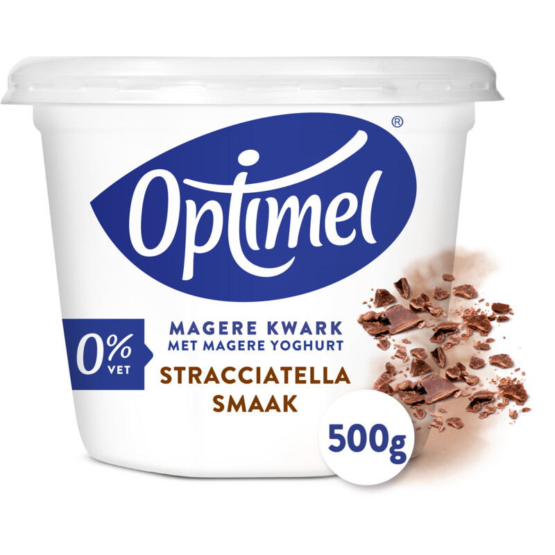 Een afbeelding van Optimel Magere kwark stracciatella