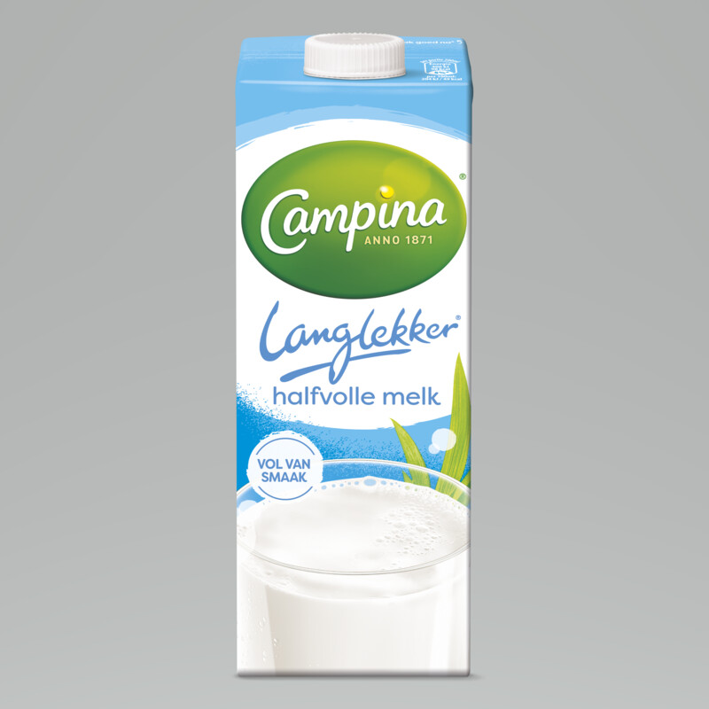 Een afbeelding van Campina Langlekker halfvolle melk