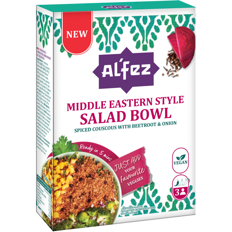 Een afbeelding van Al'Fez Salad bowl middle eastern style
