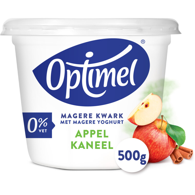 Een afbeelding van Optimel Magere kwark appel kaneel