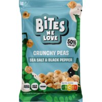 Een afbeelding van BitesWeLove Crunchy peas seasalt & black pepper