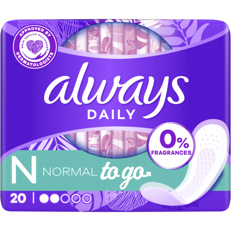 Een afbeelding van Always Dailies singles to go inlegkruisjes