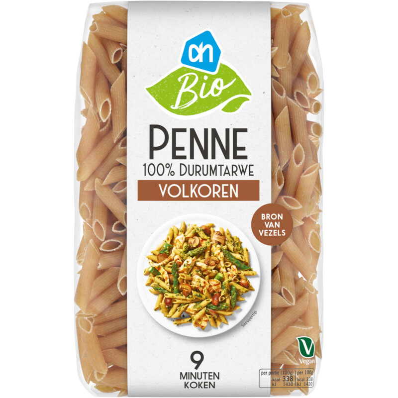Een afbeelding van AH Biologisch Volkoren penne