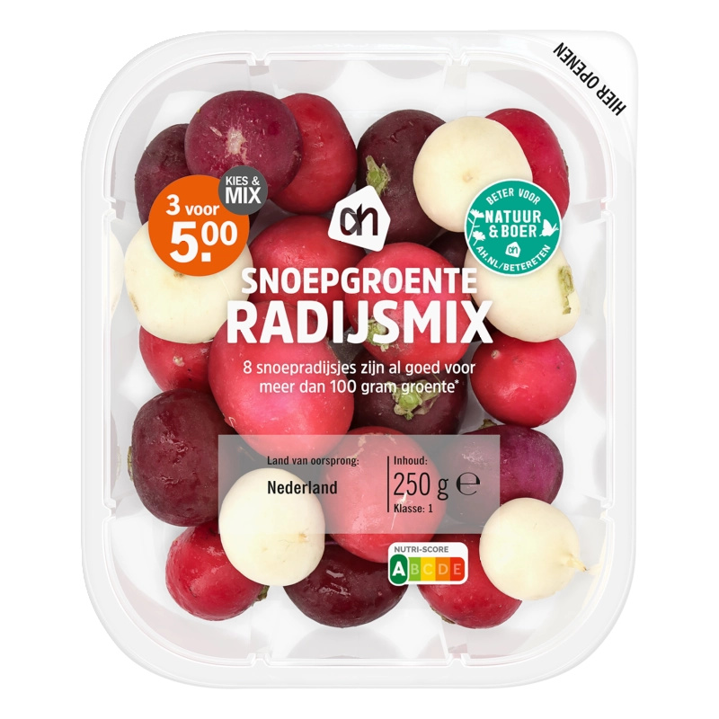 AH Snoepgroente radijsmix