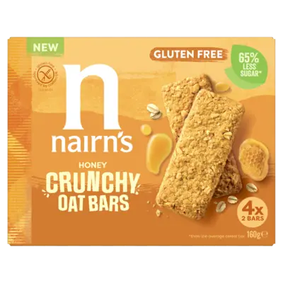 pdp-image-Nairn's Honey crunchy oat bars glutenvrij