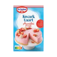 Dr. Oetker Kwarktaart aardbeismaak bakmix
