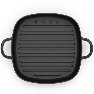 pdp-image-Smeg Gietijzeren grillpan zwart 26cm