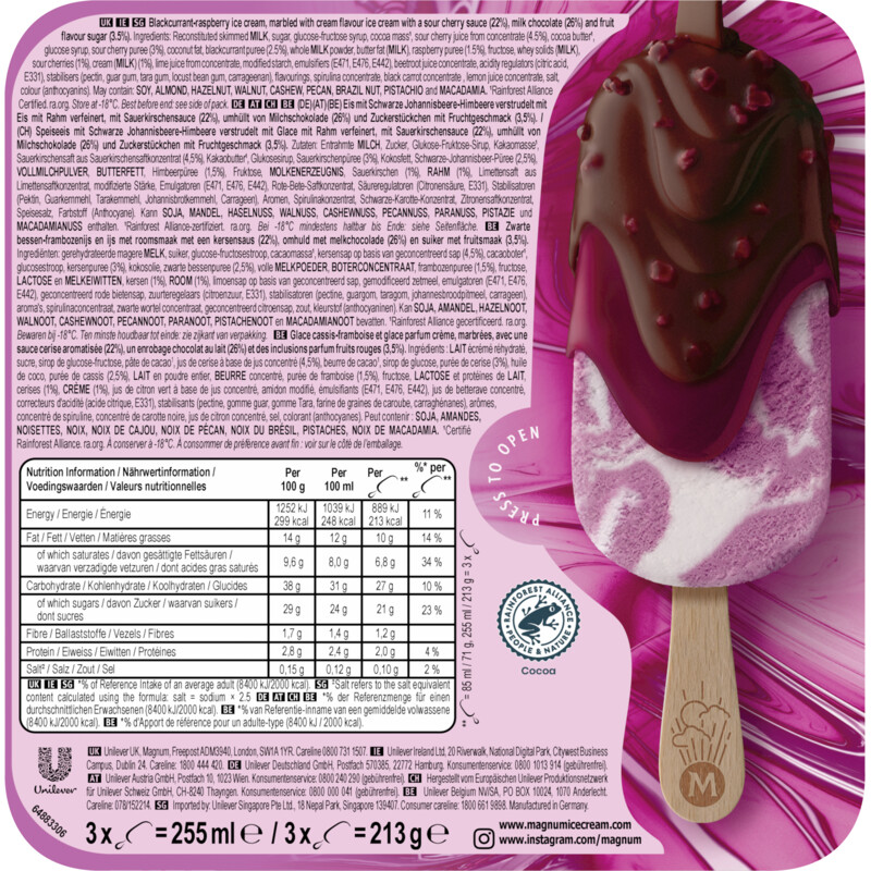 Een afbeelding van Magnum Utopia double cherry