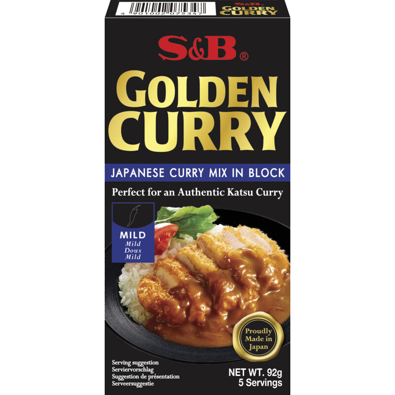 Een afbeelding van S&B Golden curry Japanese mix mild