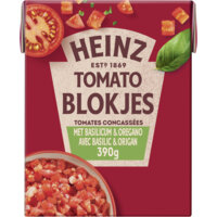 Afbeelding van Heinz Tomaten blokjes basilicum & oregano