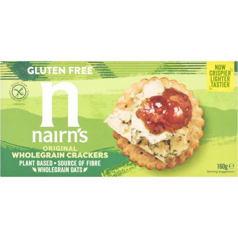 Een afbeelding van Nairn's Volkoren crackers glutenvrij
