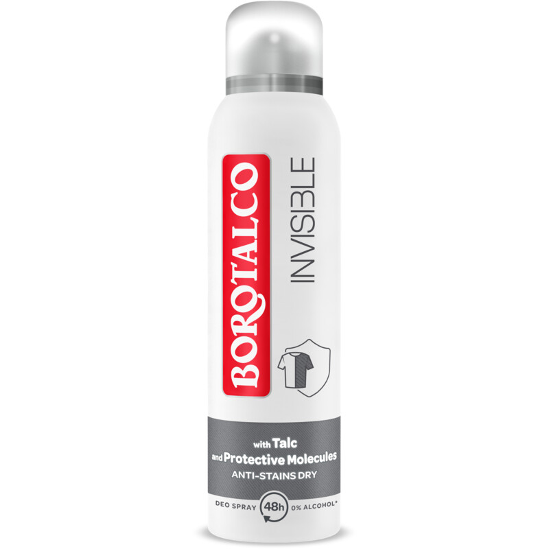 Een afbeelding van Borotalco Invisible deo spray