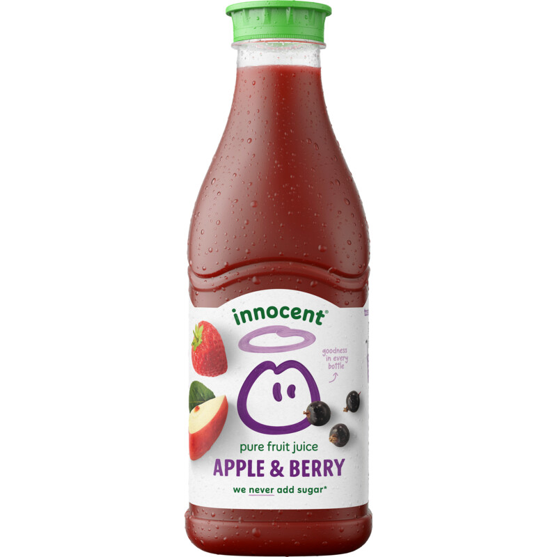 Een afbeelding van innocent Apple berry juice