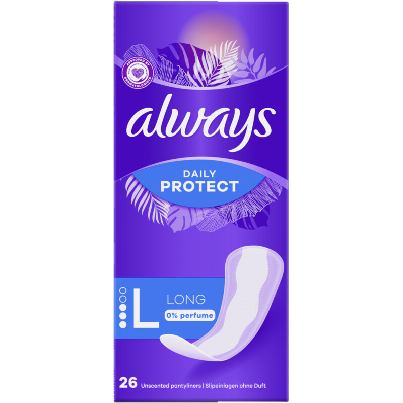Een afbeelding van Always Protect long 0% perfume inlegkruisje