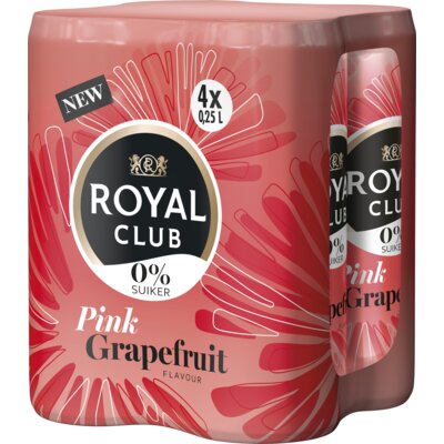 pdp-image-Royal Club Pink grapefruit 0% suiker 4-pack