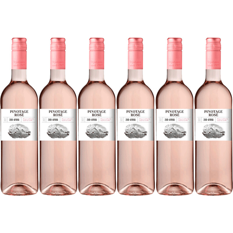 Een afbeelding van AH Pinotage rosé 6 flessen